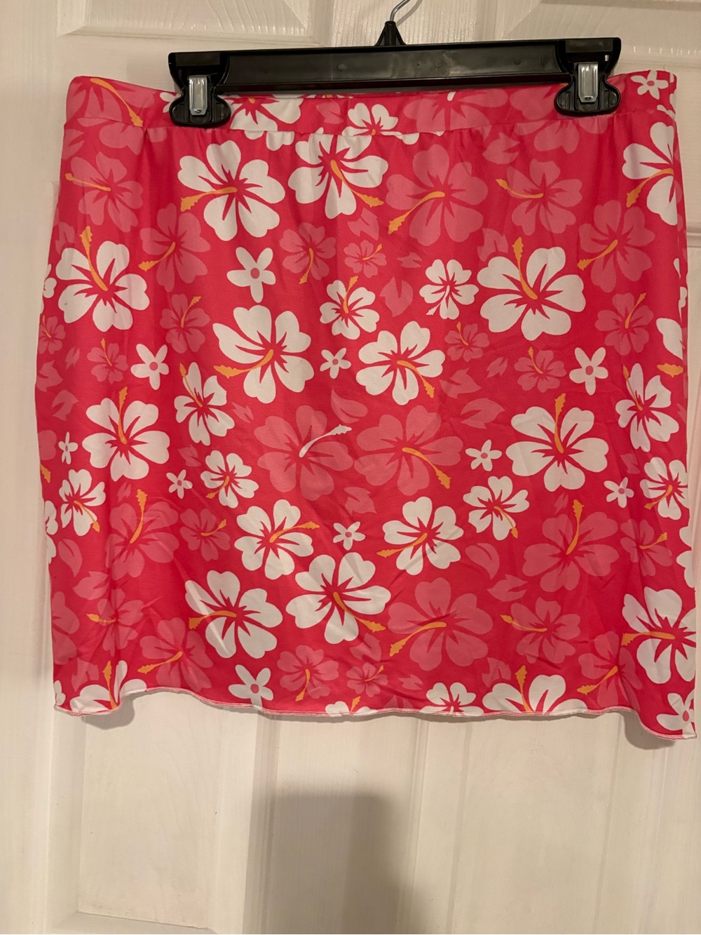 Floral Pink Mini Skirt
